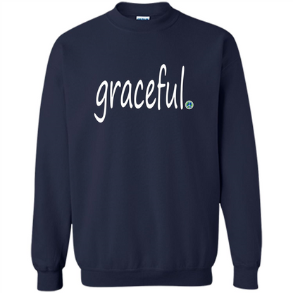 Graceful T-shirt World Peace Point Navy