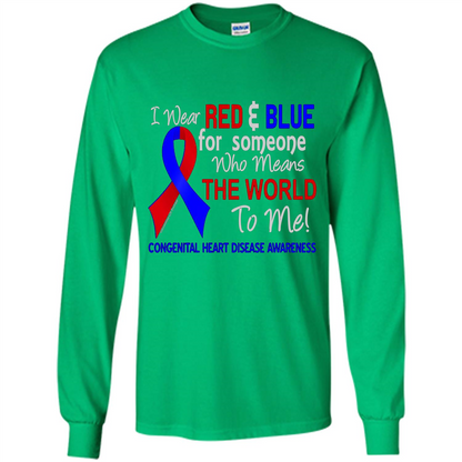 Congenital Heart Disease CHD T-Shirt Means The World To Me Irish Green