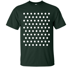 Black and white polka dot tee t shirt shirt