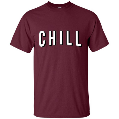 Chill T-shirt Maroon
