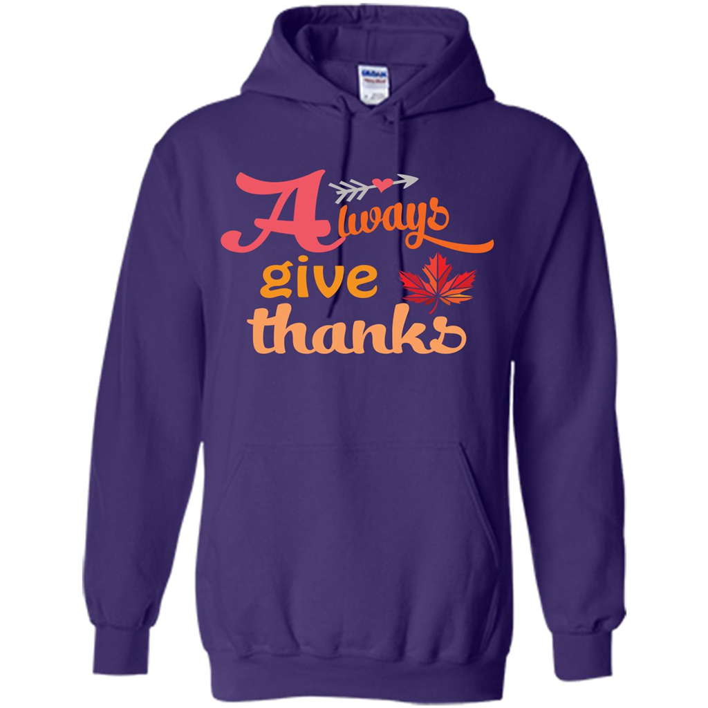 Thanksgiving T-shirt Always Give Thanks