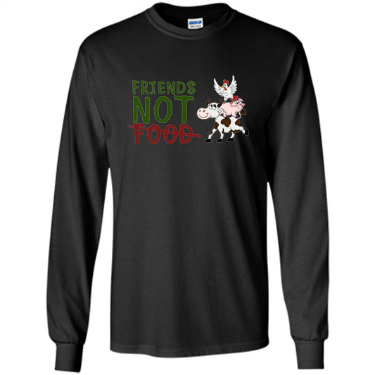 Friends Not Food T-Shirt Black