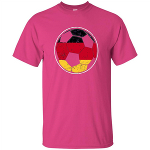 Germany Flag Soccer Ball Flag Soccer T-shirt