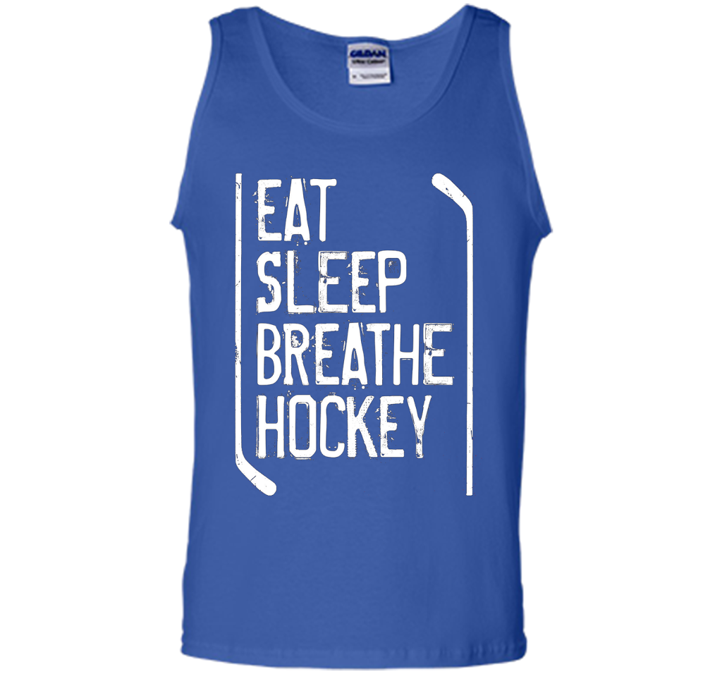 Hockey T-shirt Eat Sleep Breathe Hockey Royal