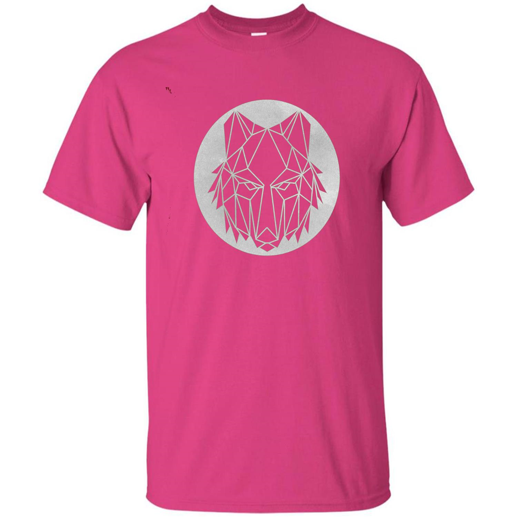 Geometric Wolf T-shirt Heliconia