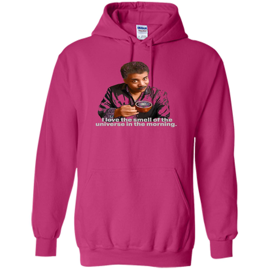 Neil Degrasse Tyson I Love The Smell Of The Universe T-Shirt Heliconia