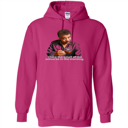 Neil Degrasse Tyson I Love The Smell Of The Universe T-Shirt Heliconia