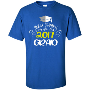 Graduation T-shirts Funny Tees Proud Grandma