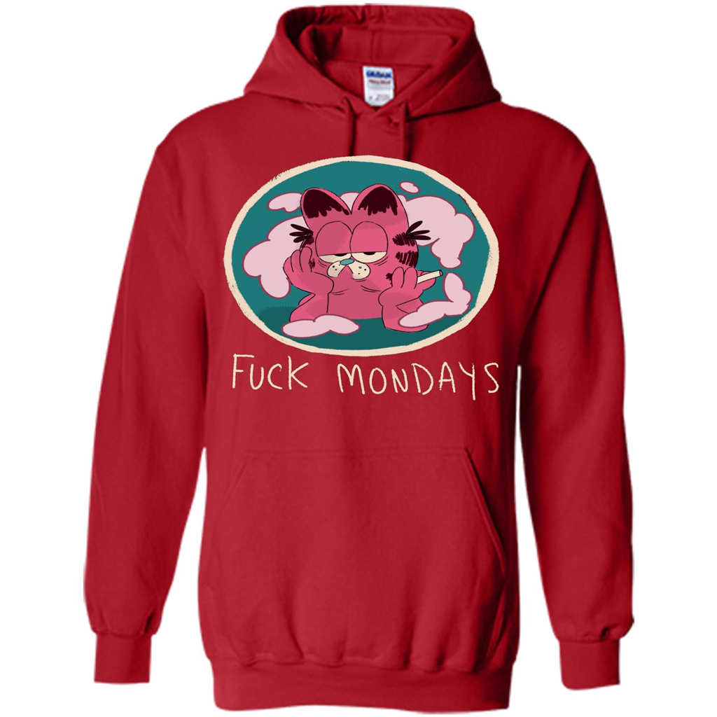 Funny T-shirt Fck Mondays Red