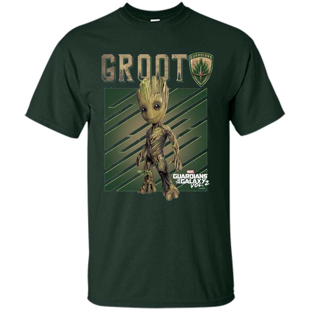Groot Guardians of Galaxy 2 Growth Graphic T-Shirt Forest Green