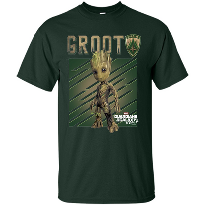 Groot Guardians of Galaxy 2 Growth Graphic T-Shirt Forest Green