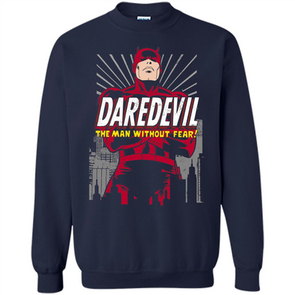 Movies T-shirt Marvel Daredevil The Man Without Fear Navy
