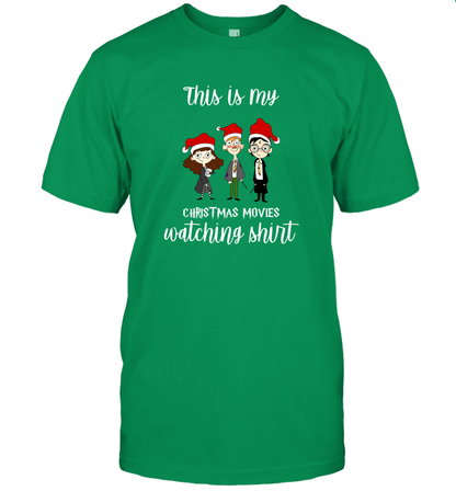 This Is My Christmas Movies Watching Shirt Harry Potter Fan T-Shirt T-Shirt Irish Green