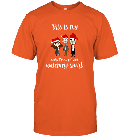 This Is My Christmas Movies Watching Shirt Harry Potter Fan T-Shirt T-Shirt Orange