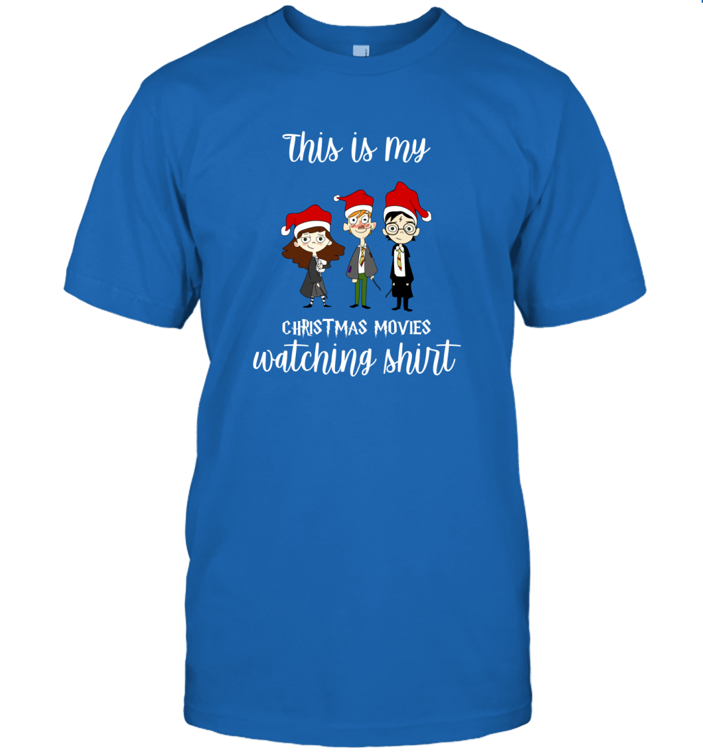 This Is My Christmas Movies Watching Shirt Harry Potter Fan T-Shirt T-Shirt Royal