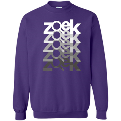 Zoek Zoek Zoek White Black T-shirt Orange