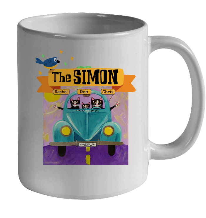 The Simon Family ( Customized Name ) Ceramic Mug 11oz