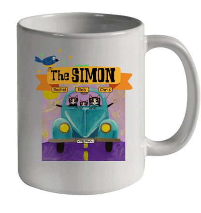 The Simon Family ( Customized Name ) Ceramic Mug 11oz