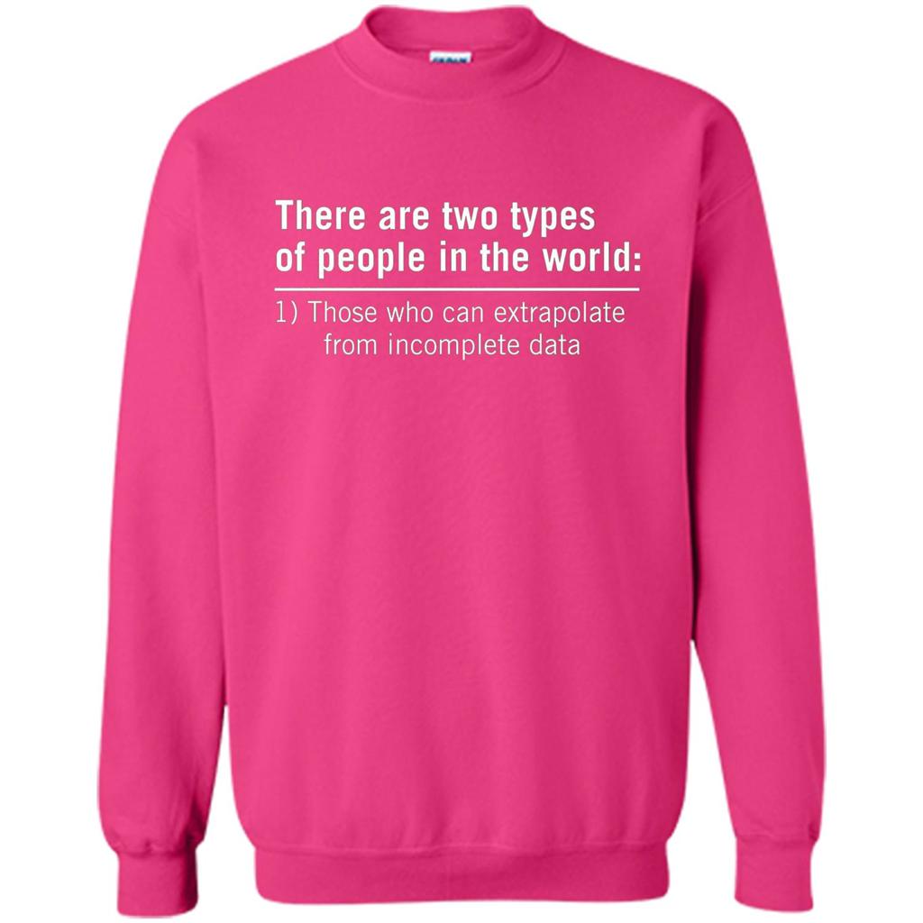 Funny T-shirt There Are Tow Types Of Pepple In The World Heliconia