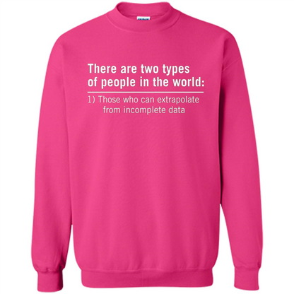 Funny T-shirt There Are Tow Types Of Pepple In The World Heliconia