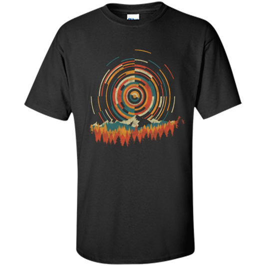 The Geometry Of Sunrise T-shirt Black