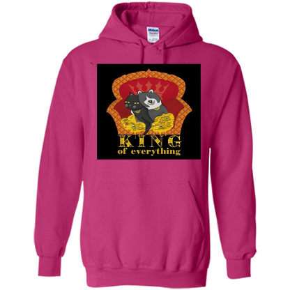 Cats And Dogs Lovers T-shirt King Of Everything Heliconia