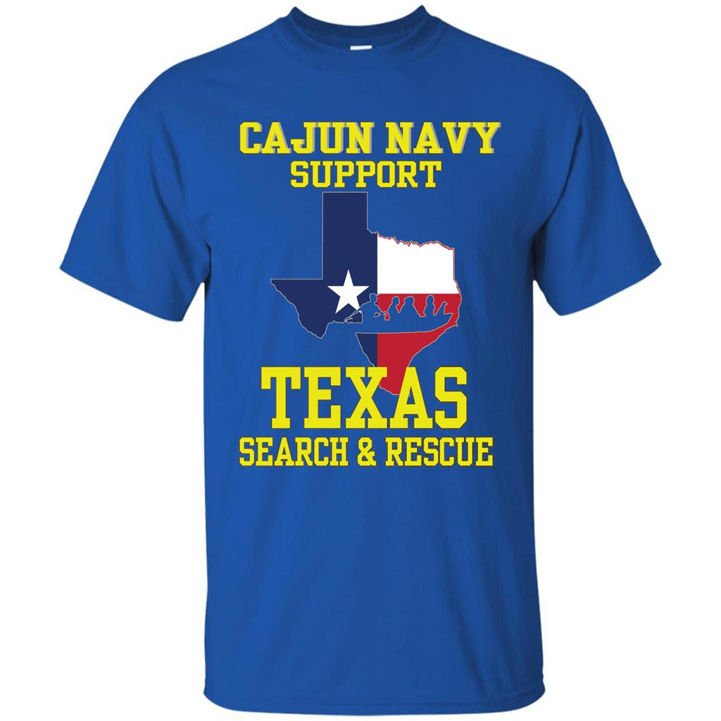 Cajun Navy Support Texas Search And Rescue T-shirt Royal