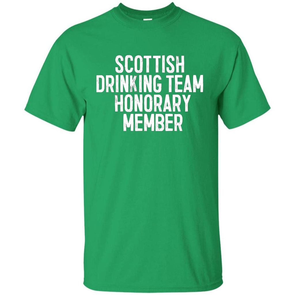 Scottish Drinking Team Honorary Member T-Shirt Irish Green