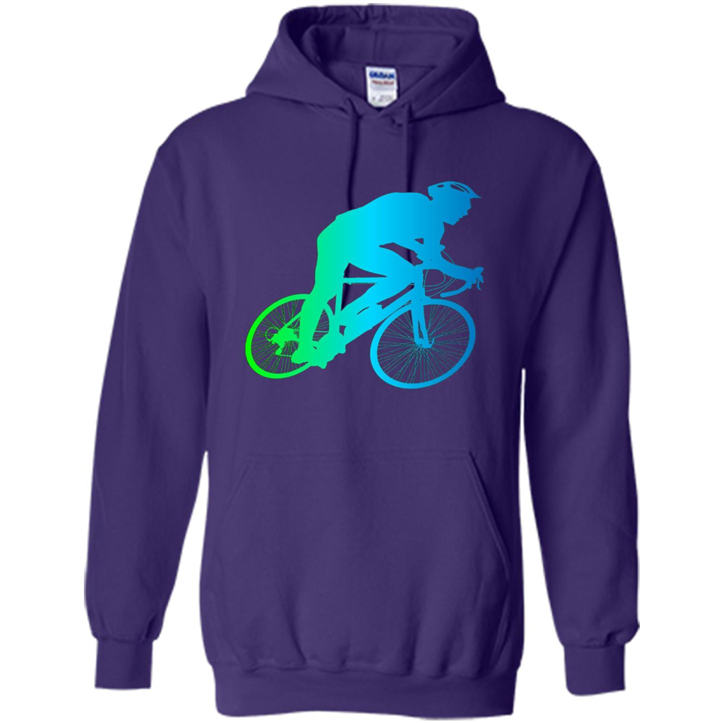 Bike Rider T-shirt Colorful Bicycle Biking Lover T-shirt Purple