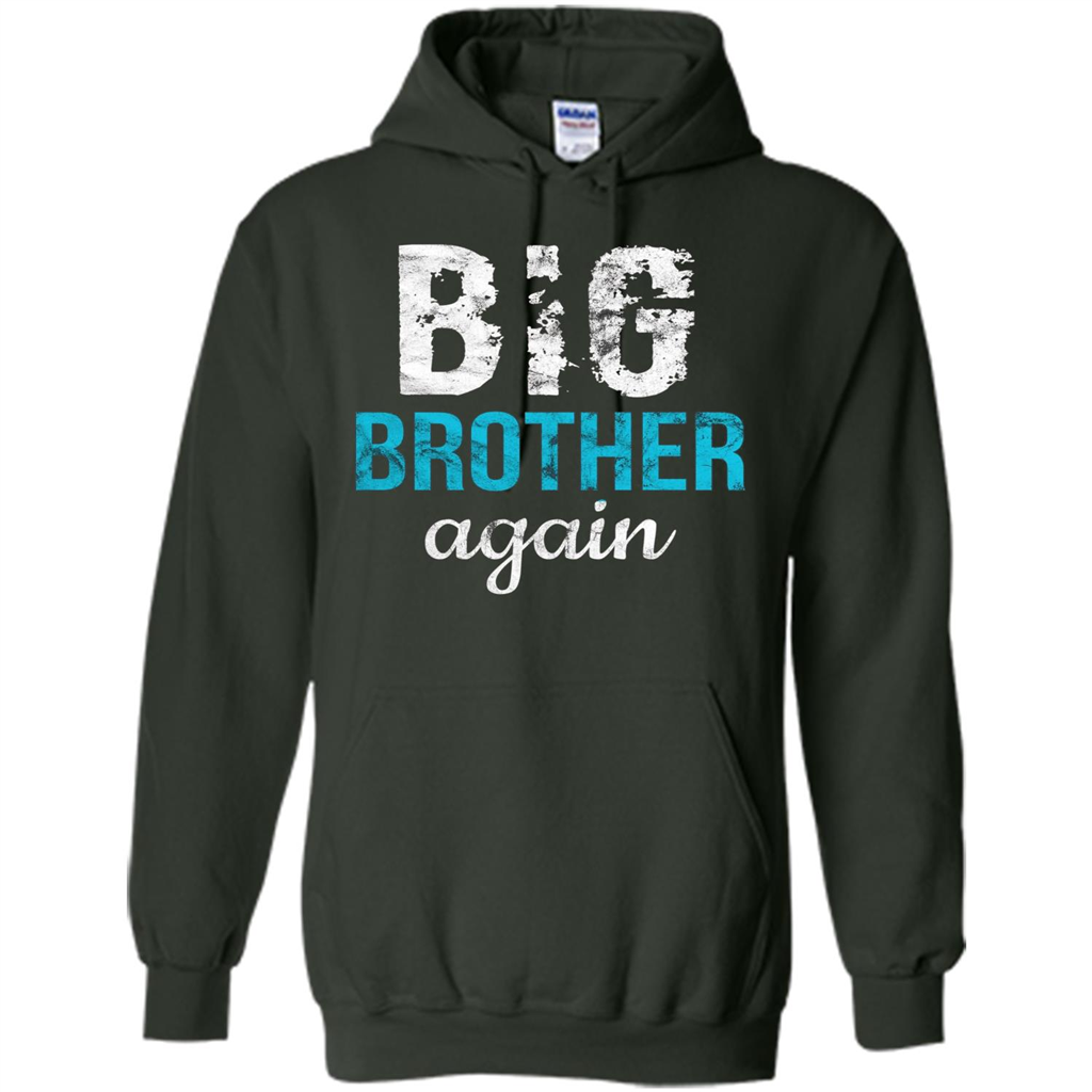 Big Brother Again Distressed T-shirt Forest Green