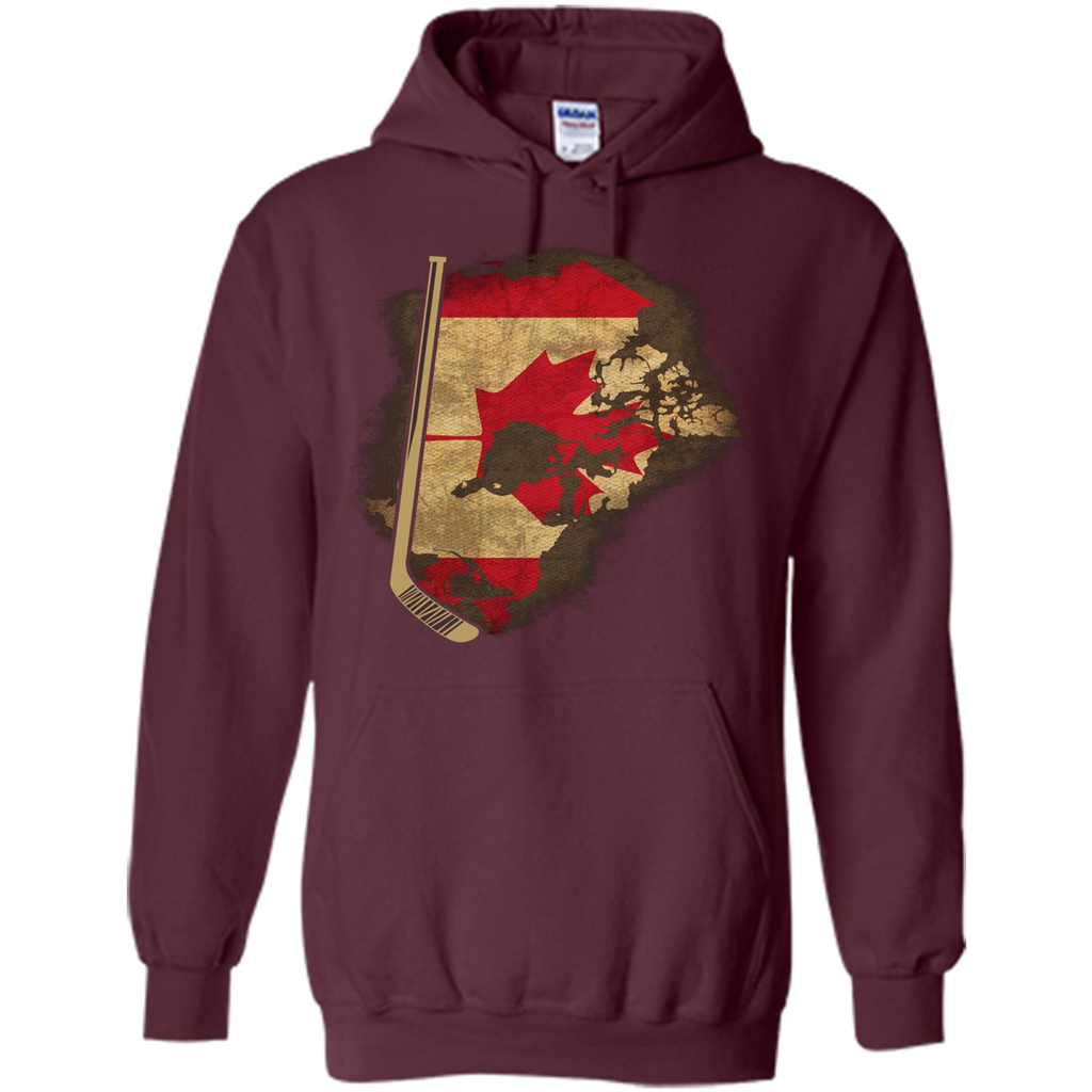 Canada Hockey T-shirt Maroon