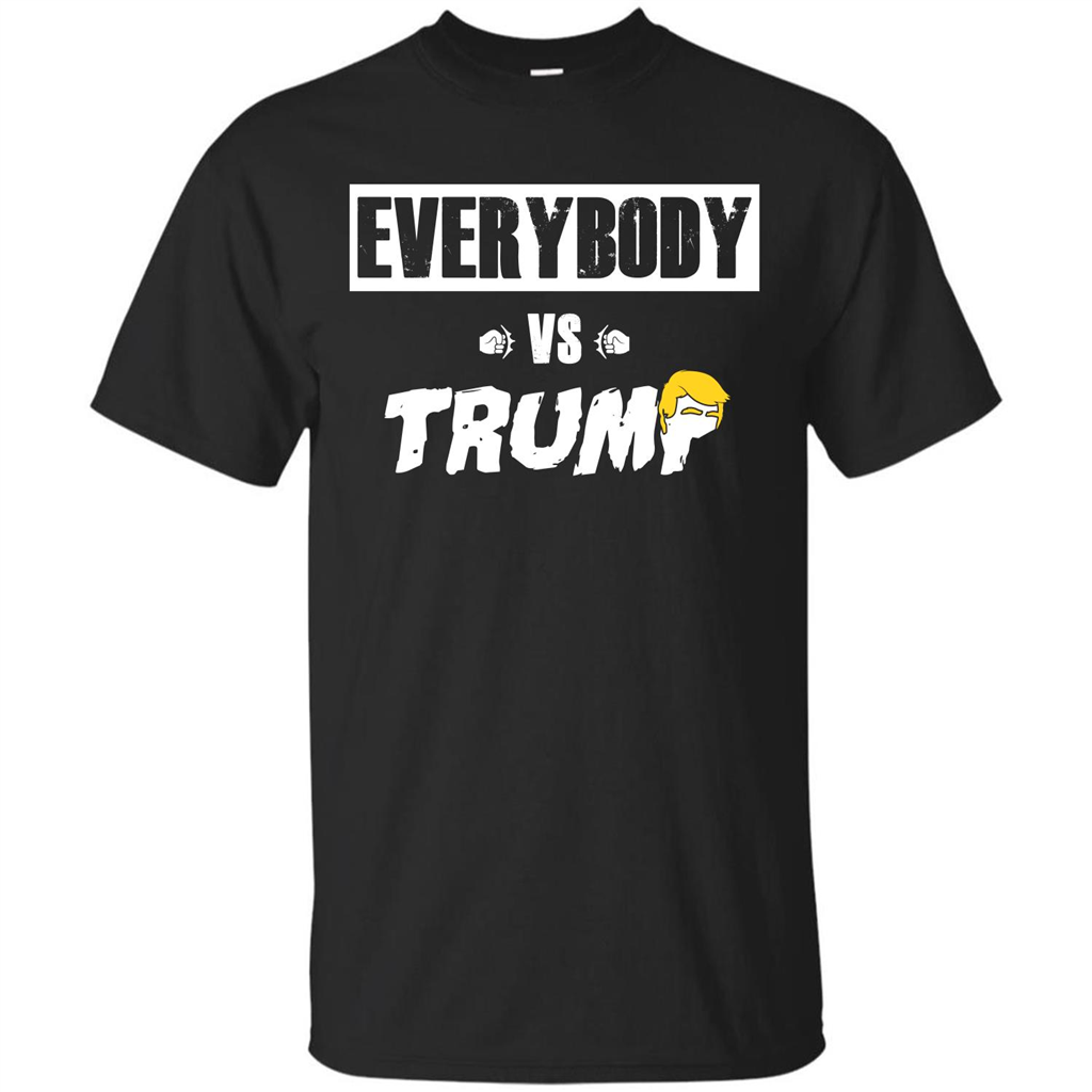 Funny American T-shirt Everybody Vs Trump