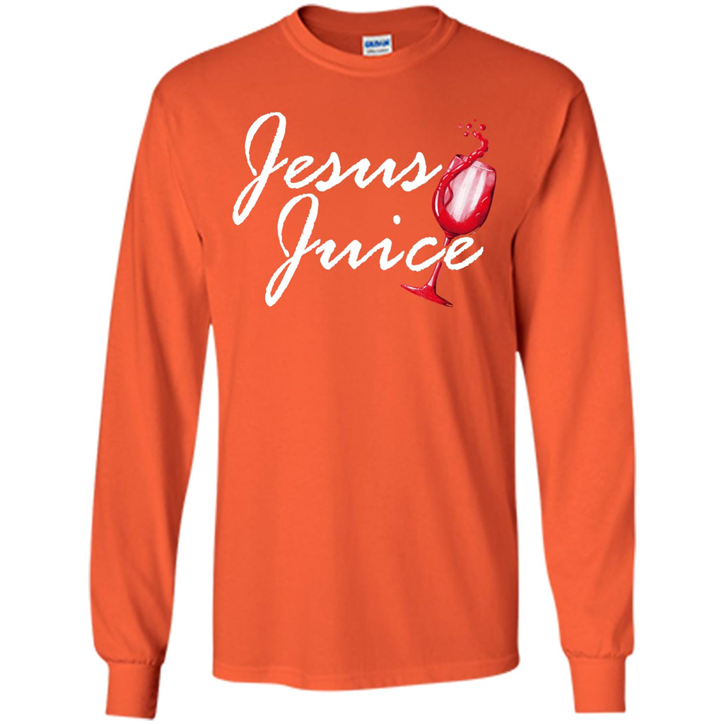 Wine T-shirt Jesus Juice Orange