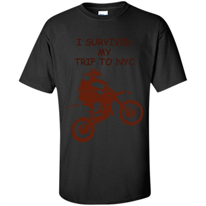 I Survived My Trip To NYC T-shirt Black