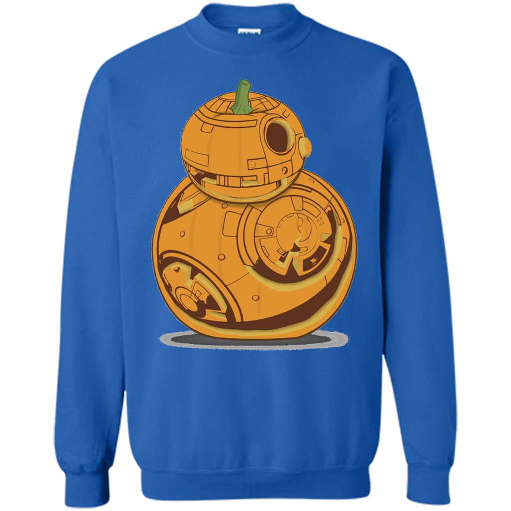 BB-8 Pumpkin Carving Halloween T-Shirt Royal