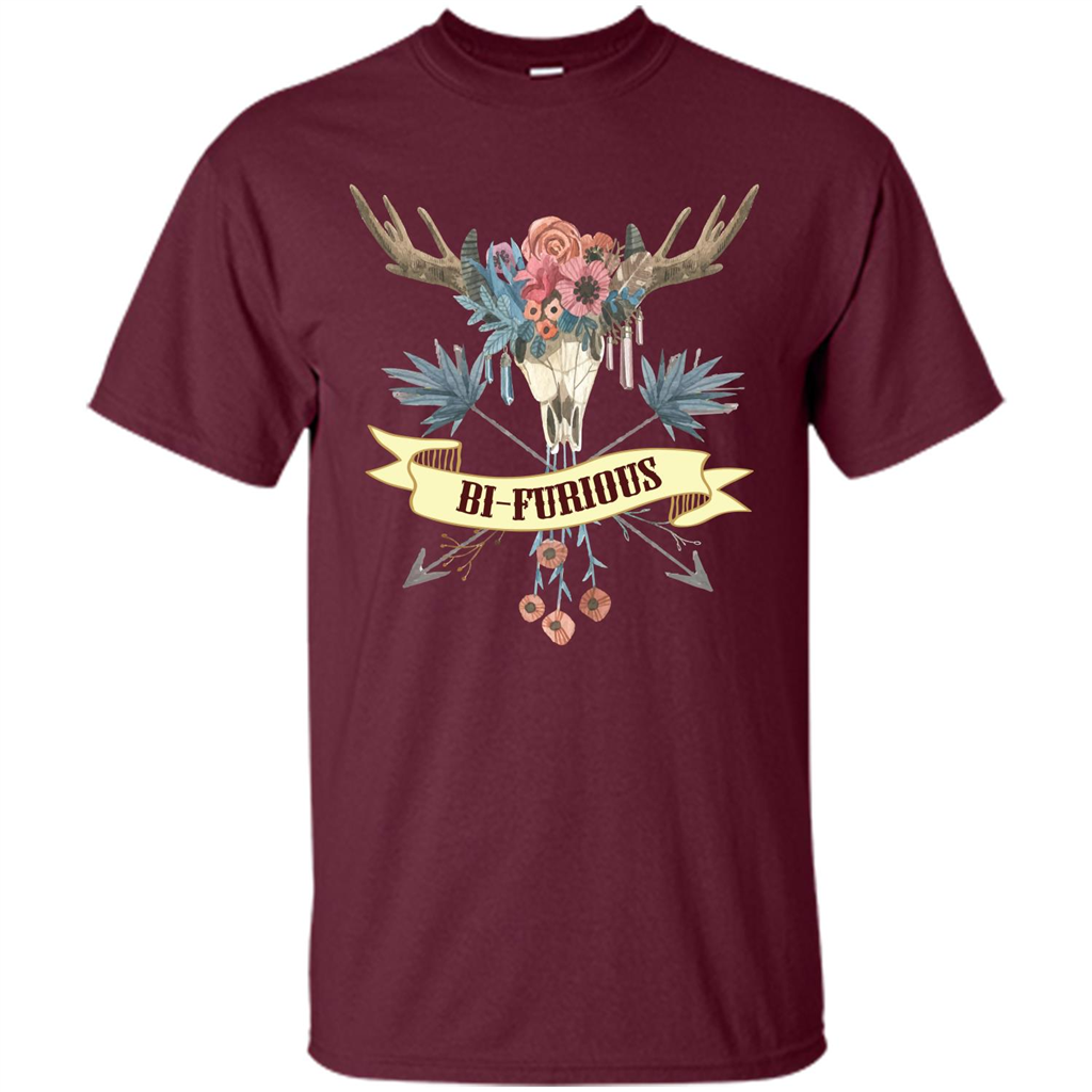 Be Furious T-shirt Maroon