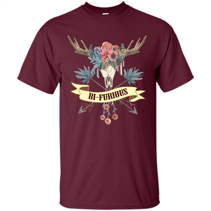 Be Furious T-shirt Maroon