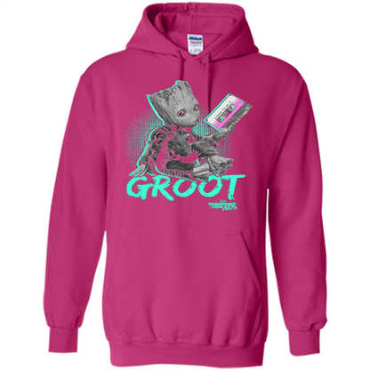 Marvel Groot Guardians of Galaxy 2 Mix Tape Graphic T-Shirt Heliconia