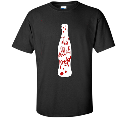 It's Called POP - funny debate handwritten style tshirt t-shirt Black