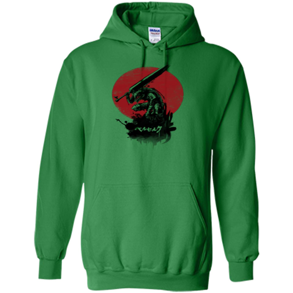Red Sun Swordsman T-shirt Irish Green