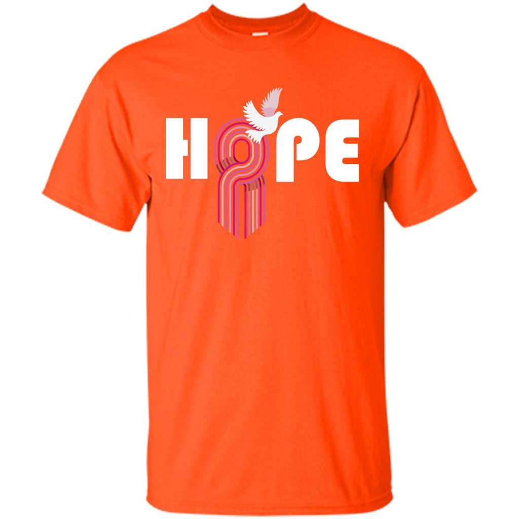 Cancer Awareness T-shirt Hope Orange