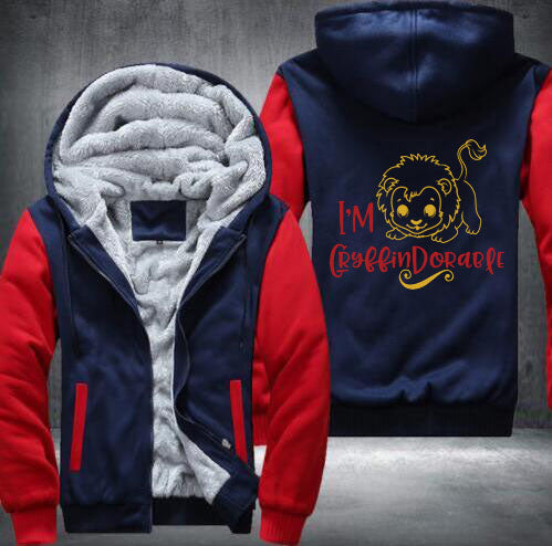 Harry Potter Winter Zipped Hoodies Gryffindor