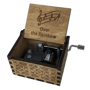 Harry Potter Hand Engraved Wooden Music Box
