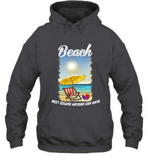 Beach Best Escape Anyone Can Have Summer Holiday ShirtUnisex Heavyweight Pullover Hoodie
