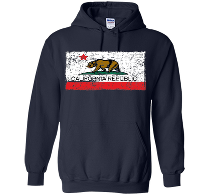 Vintage California Republic T-shirt Cali Life I Love CA cool shirt Navy
