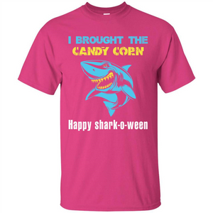 Shark T-shirt I Brought The Candy Corn Happy Shark-o-ween T-shirt