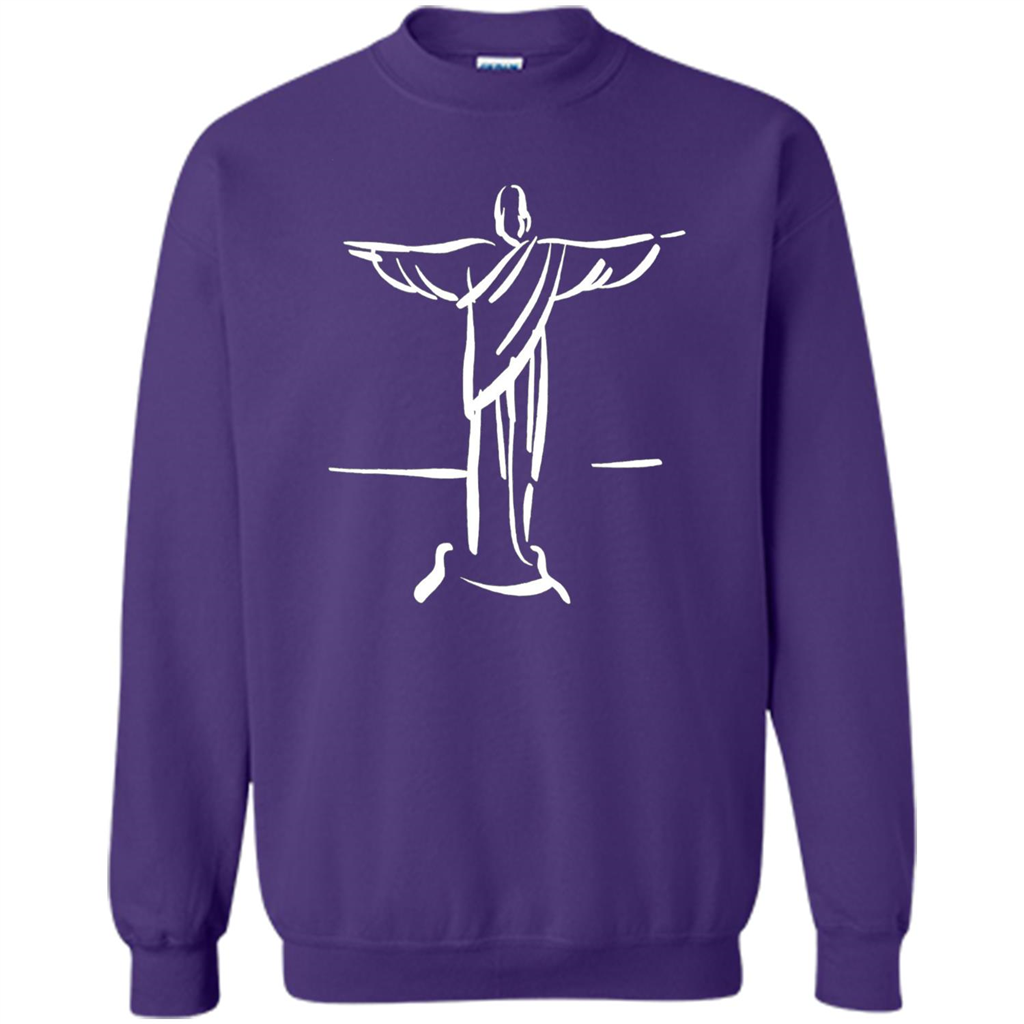 Brazil Christ The Redeemer - Cristo Redentor Brasil T-shirt Orange