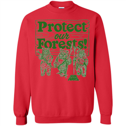 Movies T-shirt Protect Our Forests T-Shirt Red