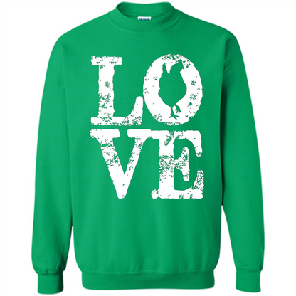 Chickens T-shirt I Love Chickens T-Shirt Irish Green