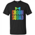 Groom Squad Bachelor Party Rainbow Bowtie T-Shirt